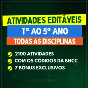 ATIVIDADES - 1º AO 5º ANO - BNCC 2025