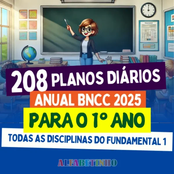 Planos Diários - 1º Ano Fundamental - Bncc 2025