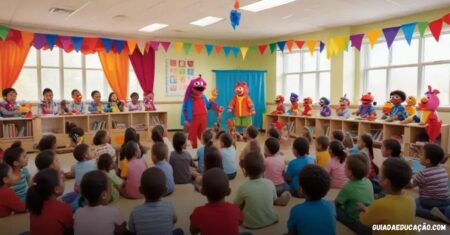 Plano de aula pronto com teatro de fantoches para engajar seus alunos